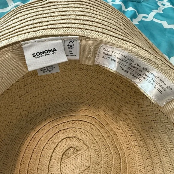 Sonoma Natural Straw Hat - Picture 3 of 4